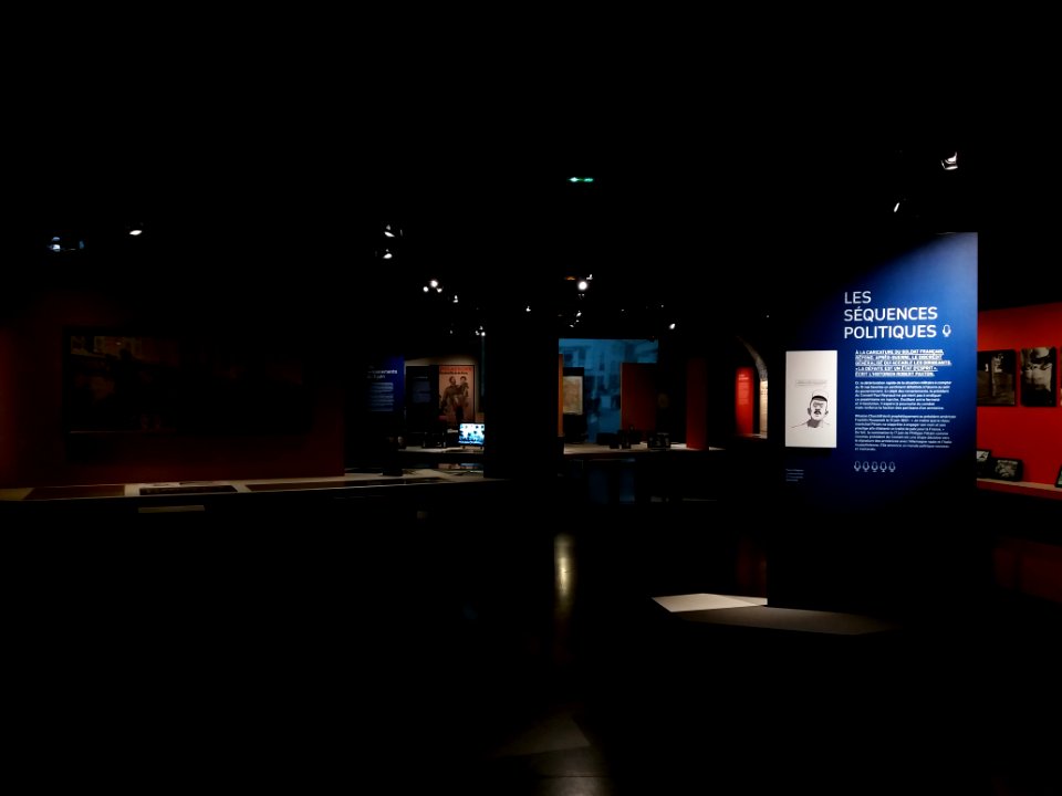 Lyon 7e - CHRD - Exposition Une étrange défaite - Grande salle - Les séquences politiques