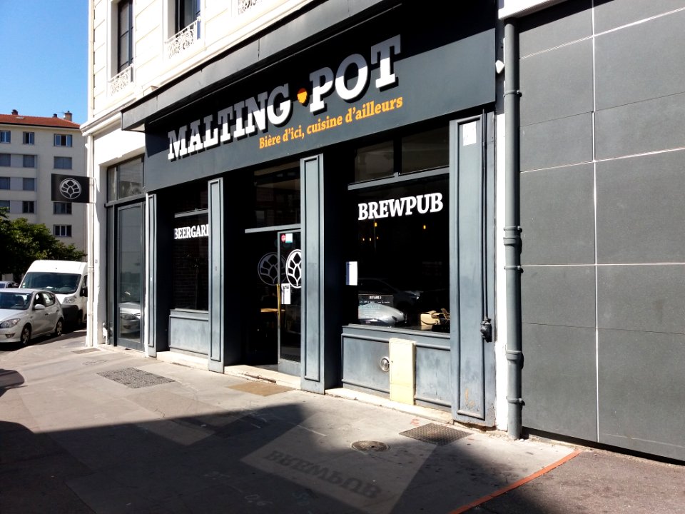 Lyon 7e - Grande Rue de la Guillotière - Malting-Pot, façade