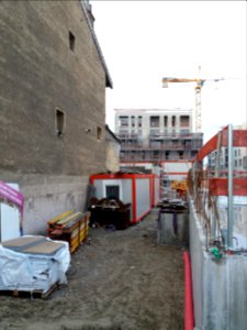 Lyon 7e - Chantier angle rues André Bollier et Michel Félizat 2