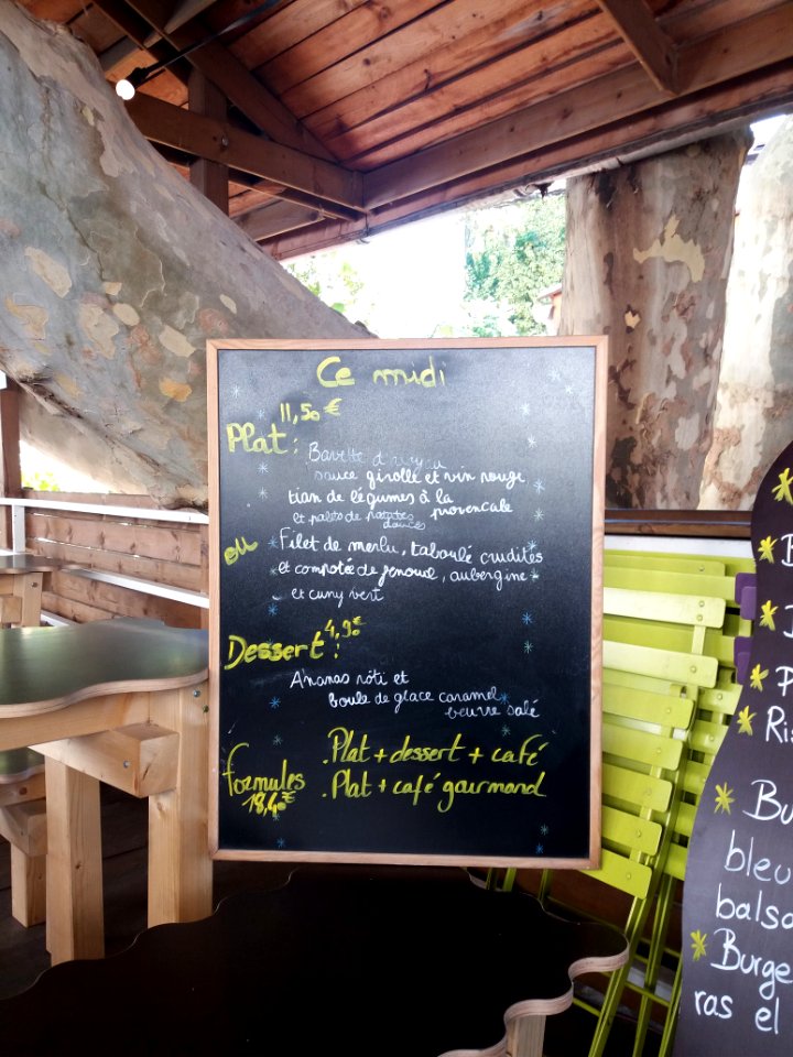 Lyon 7e - Grande Rue de la Guillotière - Restaurant Octopus - Menu du jour
