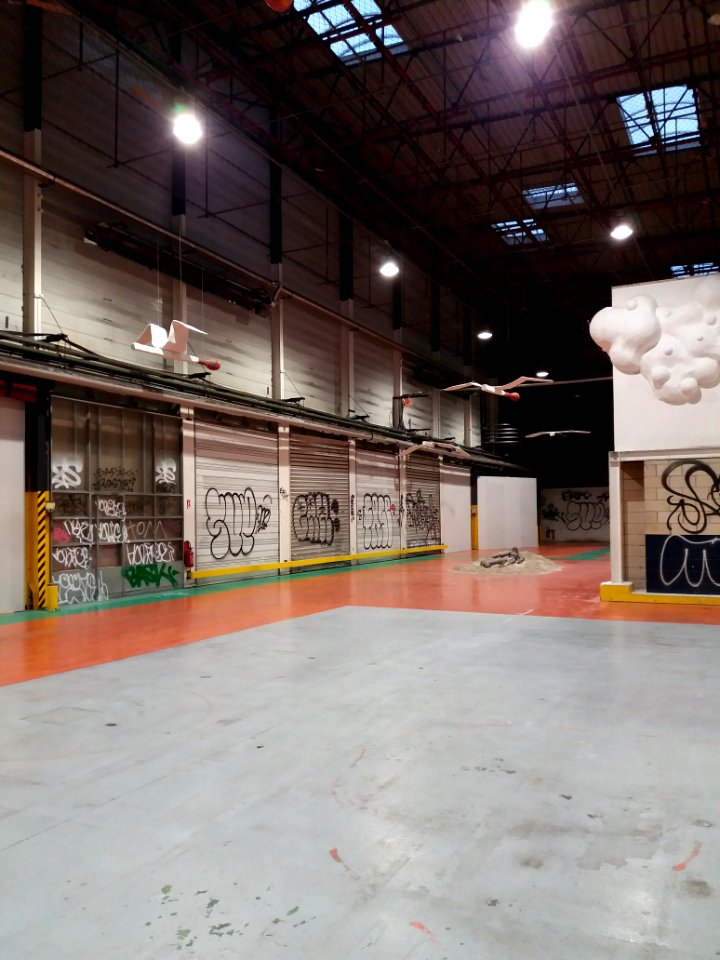 Lyon 7e - Rue Challemel-Lacour - Anciennes usines Fagor-Brandt - Biennale d'art contemporain 2019 (04)