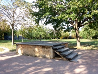 Lyon 7e - Parc de Gerland, estrade