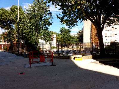 Lyon 7e - Rue Bechevelin, construction d'une annexe du collège Georges Clémenceau, à la place d'un parking, à l'angle de la rue du Docteur Salvat