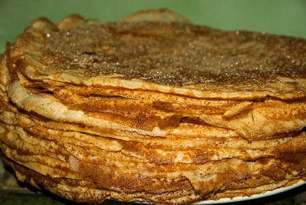 Pancakes dessert brittany photo