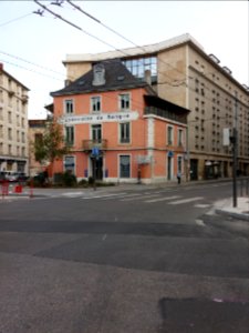 Lyon 3e - Bâtiment Lyonnaise de Banque, à l'angle des rues Lacassagne et Paul Bert