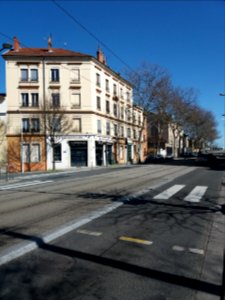 Lyon 3e - Avenue Rockefeller, immeubles à l'angle du cours Eugénie