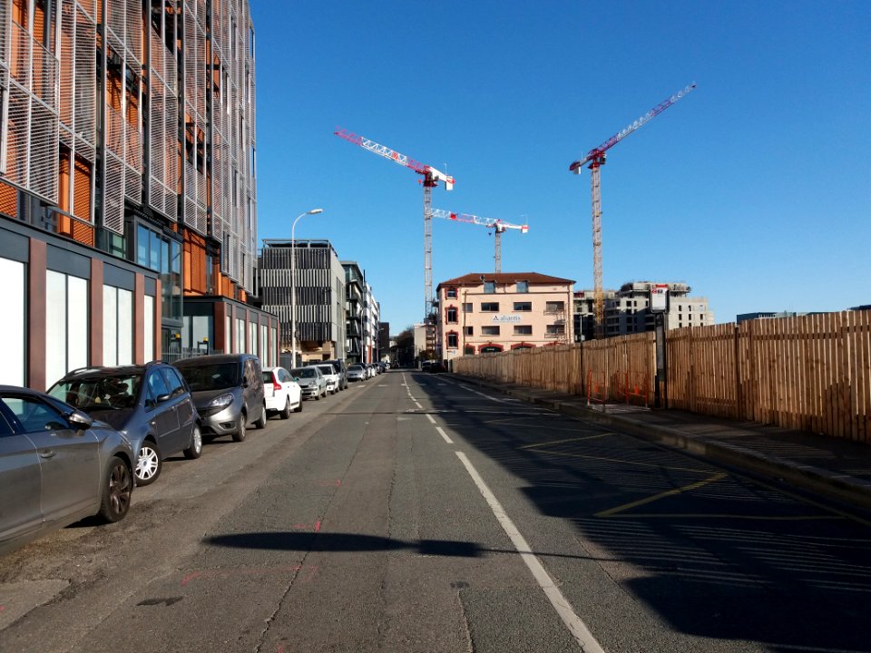 Lyon 7e - Rue Crépet, depuis la rue Félix Brun vers l'avenue Jean Jaurès