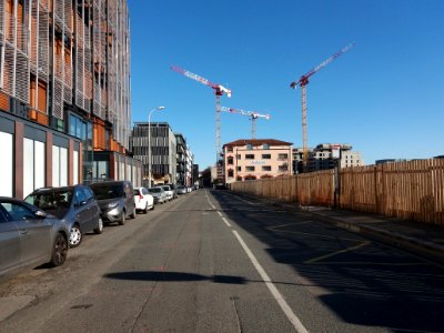 Lyon 7e - Rue Crépet, depuis la rue Félix Brun vers l'avenue Jean Jaurès