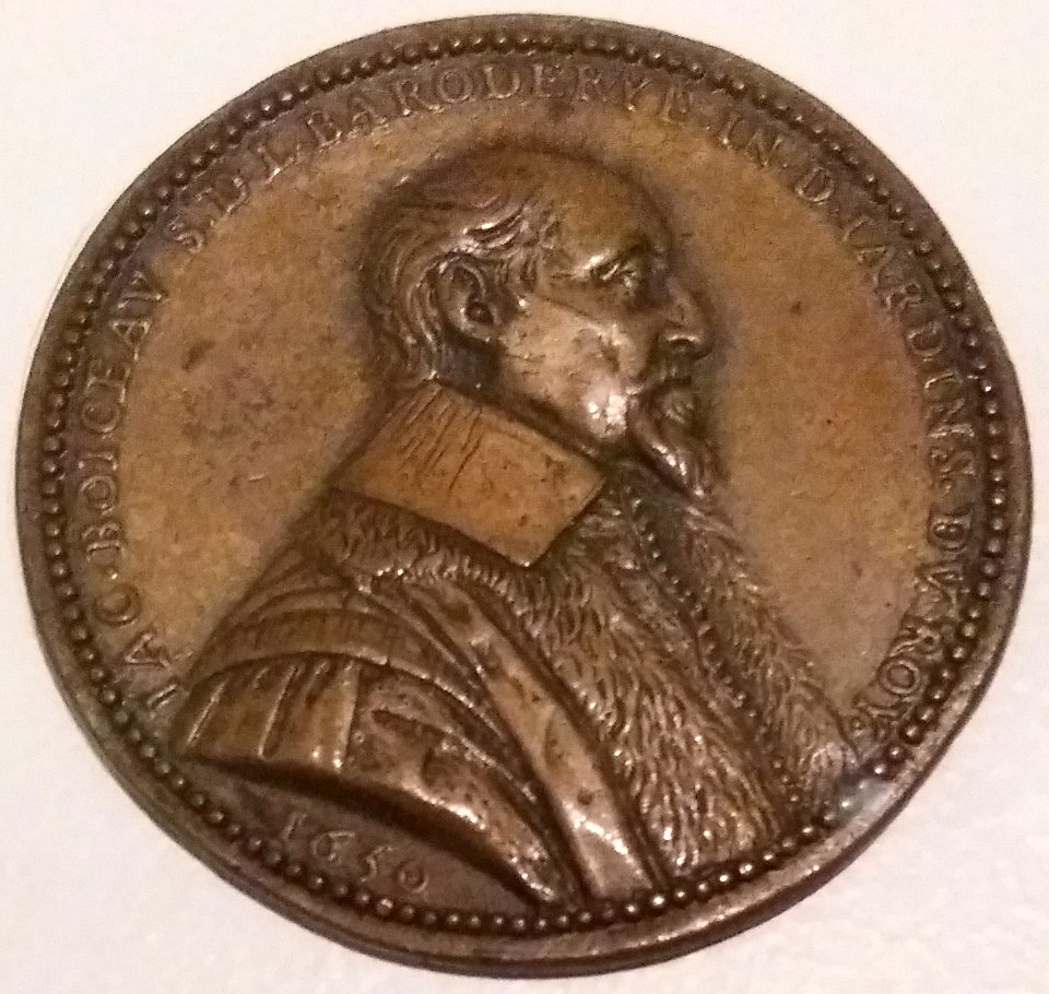Lyon 2e - Un homme de la Renaissance - Olivier de Serres, bronze frappé, Jacques Boiceau de La Barauderie, GAUNIN 239.6