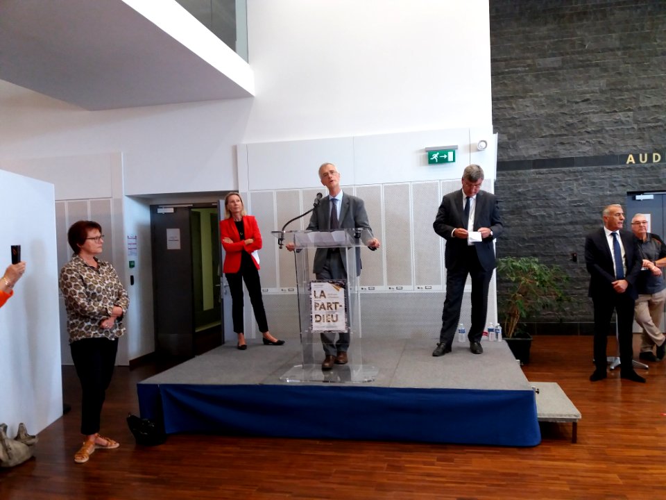 Lyon 3e - Archives départementales, vernissage de l'exposition La Part-Dieu 800 ans d'histoire (4)