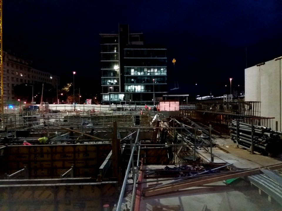 Lyon 3e - Cours Lafayette, chantier Emergence de nuit
