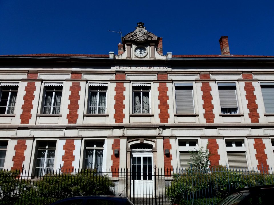 Lyon 2e - Rue Smith - École élémentaire Alix - Façade
