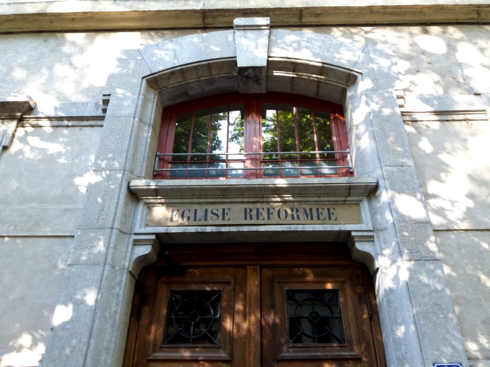 Lyon 3e - Cours de la Liberté, porte Église réformée