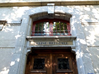 Lyon 3e - Cours de la Liberté, porte Église réformée