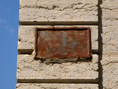 Lyon 2e - Rue Montcharmont - Plaque muette