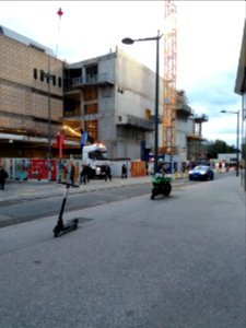 Lyon 3e - Rue du Docteur Bouchut, chantier d'extension du centre commercial