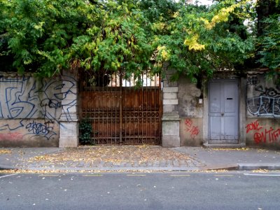 Lyon 3e - Rue du Professeur Paul Sisley - Villa Monoyer, portail