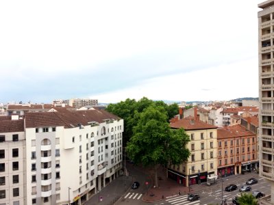 Lyon 3e - Parc des Halles - Le Jardin Suspendu, vue côté sud-ouest