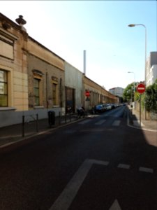Lyon 3e - Rue Feuillat, vers le sud, depuis la rue de l'Harmonie
