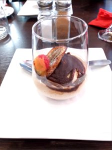 Lyon 3e - Restaurant l'Esquina, mousse de banane