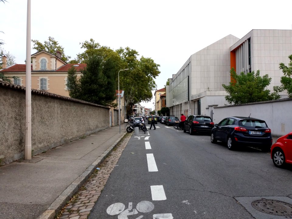 Lyon 3e - Rue Charles Richard - Depuis la rue Ferdinand Buisson
