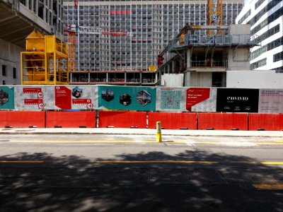 Lyon 3e - Rue des Cuirassiers, nouveau bâtiment en construction