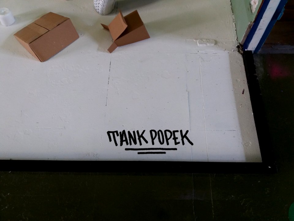 Lyon 6e - Rue de Créqui, Zoo Art Show 2, signature Tank Popek