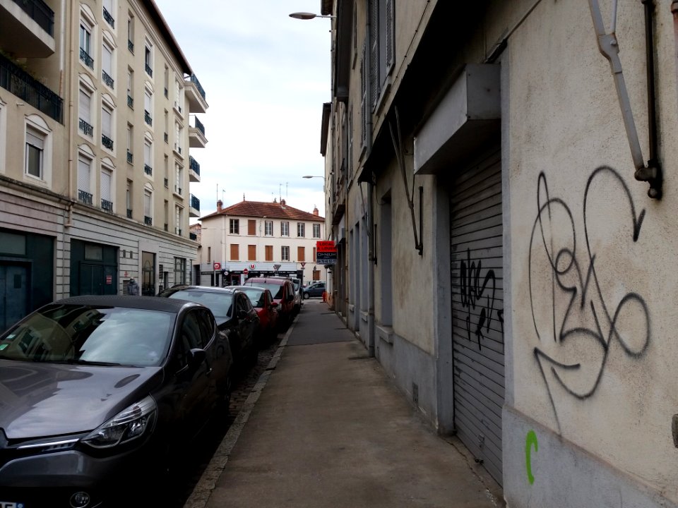 Lyon 3e - Rue Camille - Depuis la route de Genas