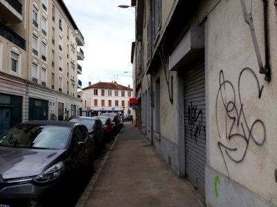 Lyon 3e - Rue Camille - Depuis la route de Genas