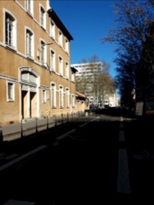 Lyon 6e - Rue Montgolfier, côté est au niveau du collège Vendôme