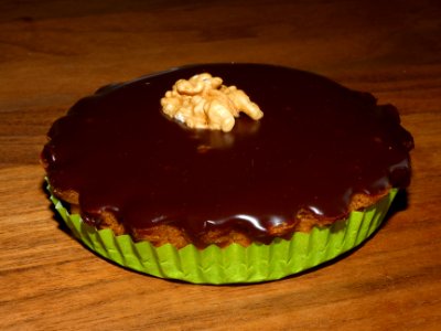 Lyon 7e - Avenue Jean Jaurès - Pâtisserie chocolaterie Patrick Galland - Tarte au chocolat, noix et frangipane