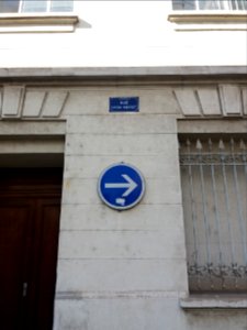 Lyon 6e - Rue Lieutenant Colonel Prévost, plaque abrégée