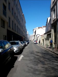 Lyon 6e - Rue de Genève, depuis le cours Vitton