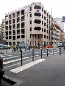 Lyon 6e - Rue Tête d'Or, immeuble en rénovation à l'angle de la rue Louis-Blanc