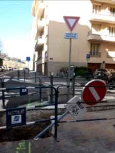 Lyon 6e - Rue Godefroy, travaux à l'intersection avec la rue Docteur Mouisset