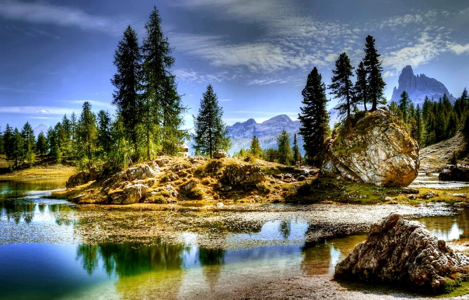Italy alpine clouds