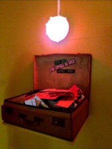 Lyon 3e - BML, Lyon capitale du rock, valise de tickets