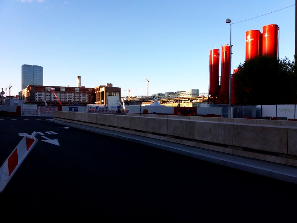 Lyon 3e - Boulevard Vivier-Merle - Vue sur le chantier To Lyon, vers le nord