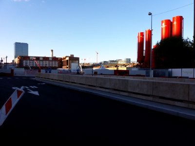 Lyon 3e - Boulevard Vivier-Merle - Vue sur le chantier To Lyon, vers le nord
