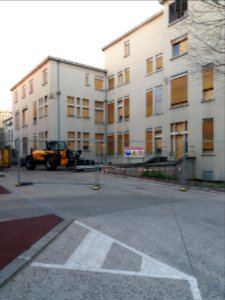 Lyon 3e - Hôpital Édouard Herriot, pavillon G en réfection