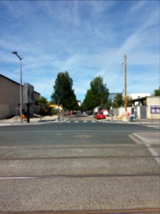 Lyon 7e - Allée de Fontenay - Côté nord depuis l'avenue Debourg