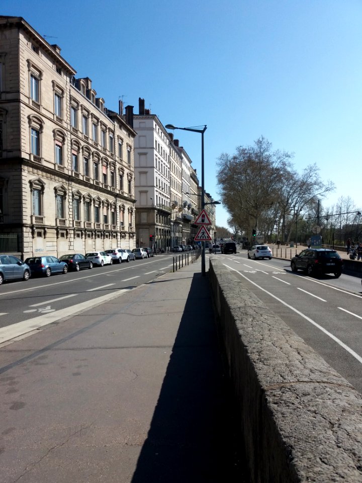 Lyon 6e Quai de Serbie, côté sud