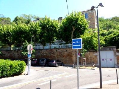 Lyon 4e - Rue André Bonin, depuis la rue des Entrepôts