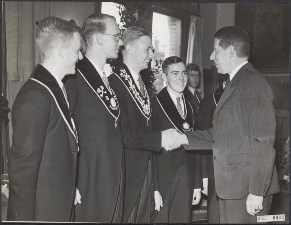 Lustrum Utrechts Studenten Corps. Ir. F.E.D. van Enschede, hoofdingenieur van de, Bestanddeelnr 056-0982
