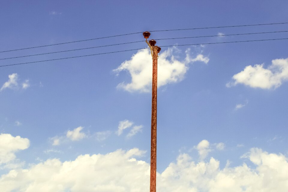 Wires telephone line