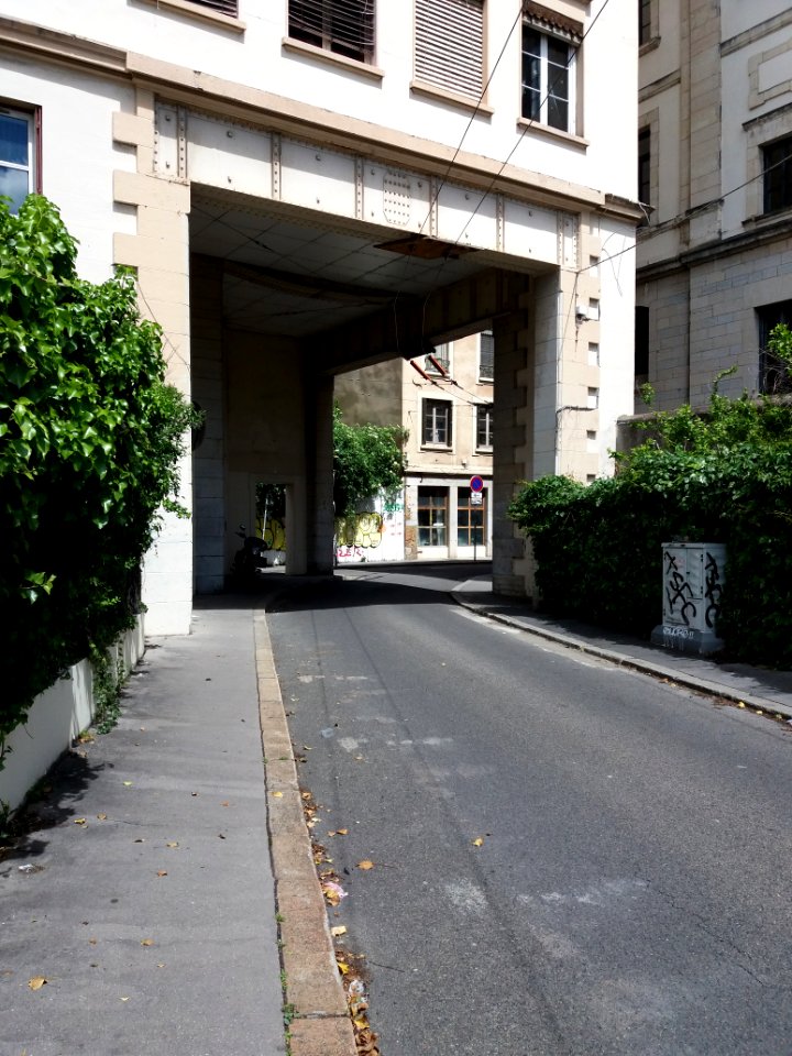 Lyon 1er - Rue des Tables Claudiennes, arrivée rue Neyret