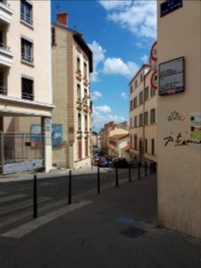 Lyon 1er - Rue des Chartreux, côté est depuis la rue Pierre Dupont
