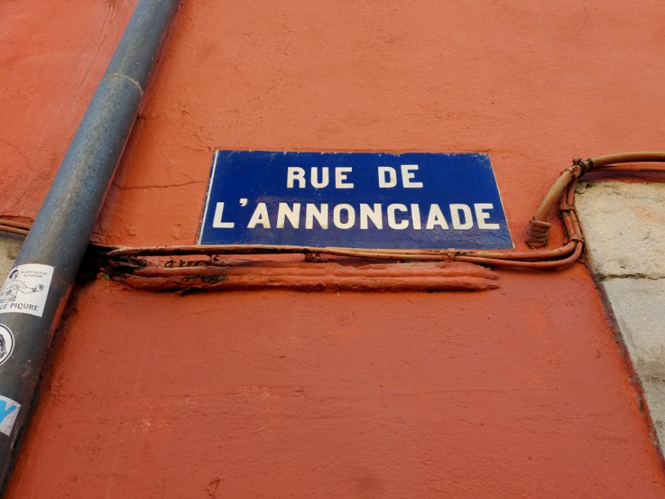 Lyon 1er - Rue de l'Annonciade - Plaque