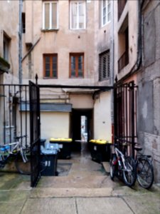 Lyon 1er - Rue des Capucins, passage au numéro 3, depuis la rue René Leynaud (entrée au numéro 6)
