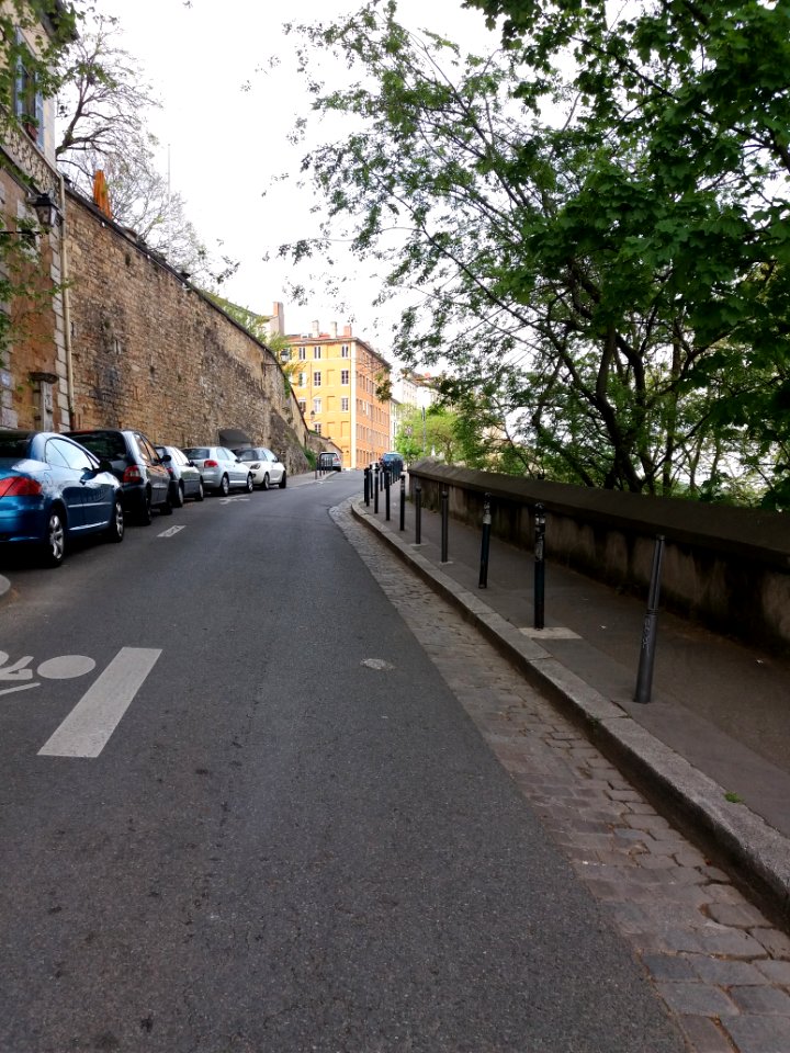 Lyon 1er - Rue des Fantasques, depuis la montée Saint-Sébastien